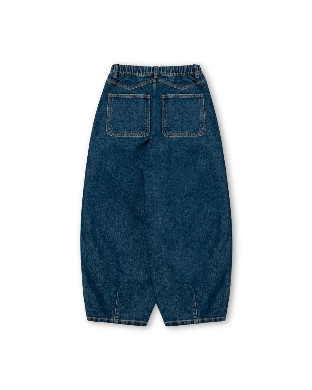 Angled Tin Denim Balloon Pants – Adjustable Waist, 100% Cotton, Relaxed Fit by Sea La Vie